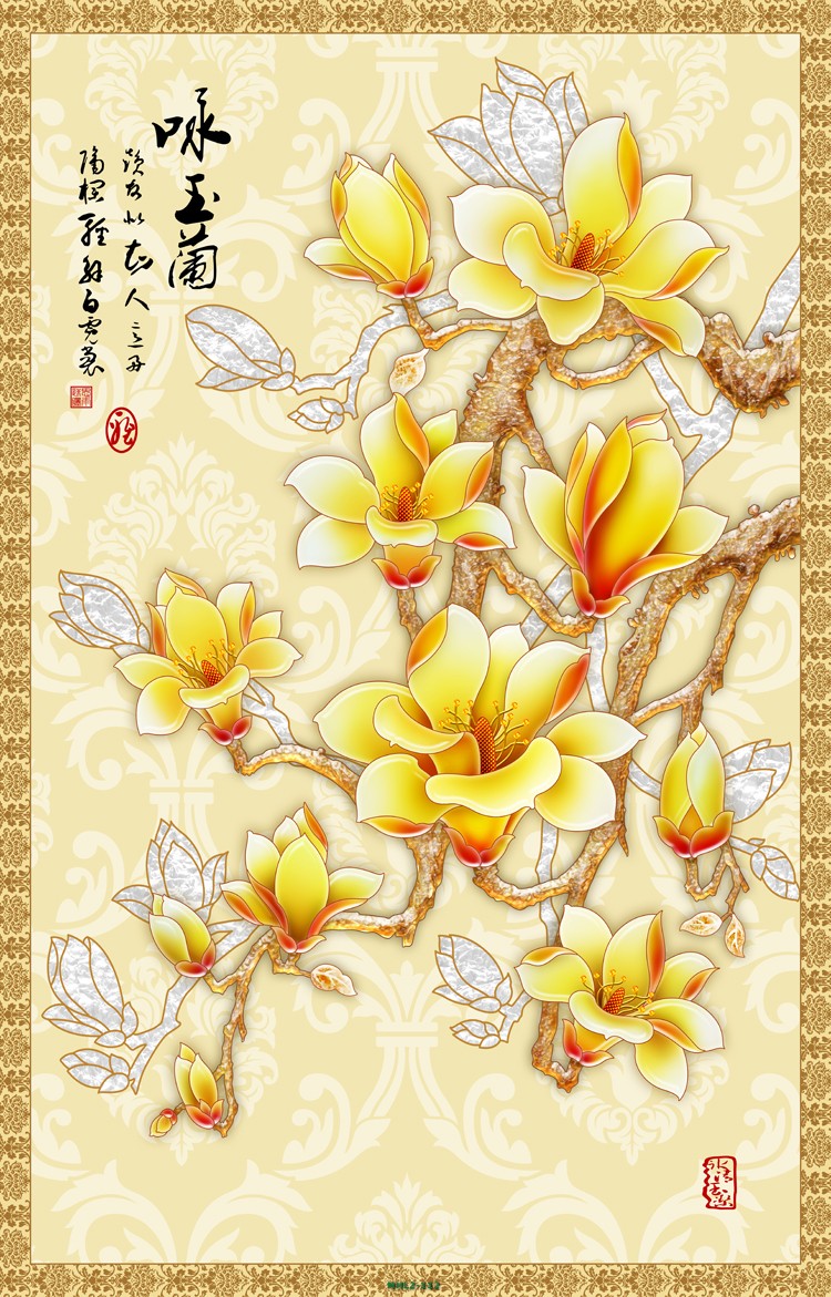 Hoa ngọc lan 3D MHL2-112